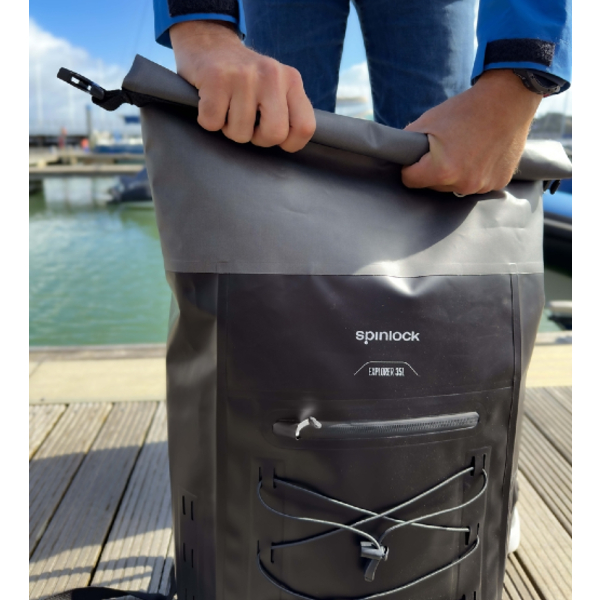 Explorer 35L vesitiivis reppu harmaa - Image 2